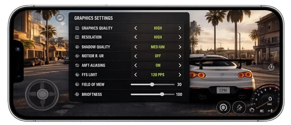 CPM MOD APK iOS PERFORMANCE
